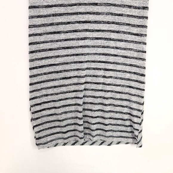 Rag & Bone T-Shirt Dress Size Small Gray Striped Pull Over Tunic Stretch - Picture 10 of 11